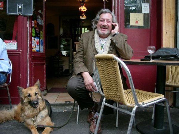 au bistrot avec ma chienne Cheyenne&nbsp;