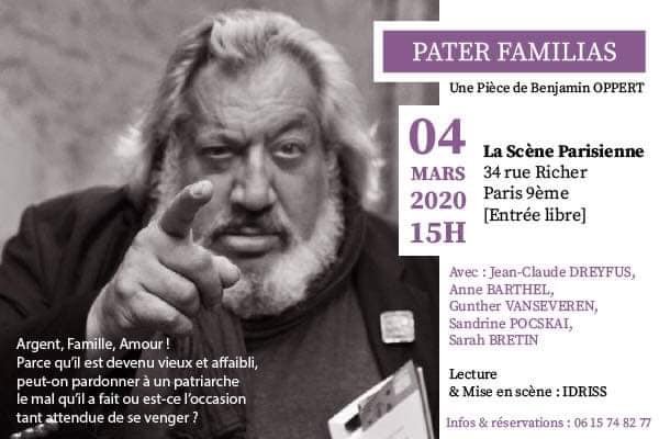 Lecture&nbsp;: Pater familias