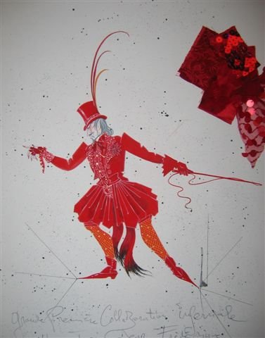 Costume de diable de Fr&eacute;d&eacute;ric Pineau pour Jean-Claude Dreyfus
